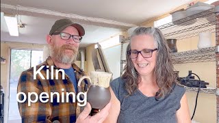 Glaze kiln opening with Kim and Todd Sharing all our glaze combinations [upl. by Modla]