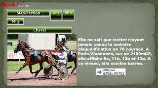 mercredi 050122 1ère course  Prix de Limours Départ 13h55 [upl. by Liarret]