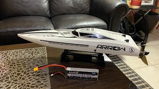 Udirc Arrow Rc Boat BATTERY UPGRADE Review [upl. by Dayle35]