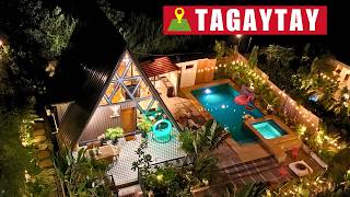 Tagaytay Staycation  Exclusive Nordic A Frame Villa  PetFriendly and w Heated Pool amp Jacuzzi [upl. by Eidissac]