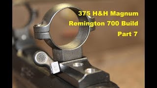 375 HampH Magnum Build Part 7 Scope Bases [upl. by Enirehtakyram]