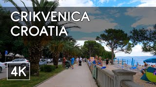 Walking Tour Crikvenica Croatia  4K UHD Virtual Travel [upl. by Leinod]