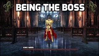 Dark Souls 3 Being The Boss King Weeb Hardest Boss [upl. by Fowle328]