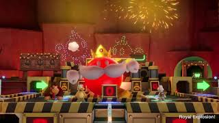 Super Mario Party  Showing off the Royal Explosion in King Bobombs Powderkeg Mine [upl. by Rasec]