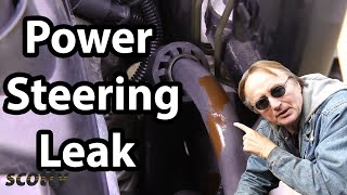 How to Find Power Steering Leak in Your Car Hose Replacement [upl. by Agarhs]