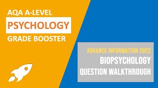 Biopsychology  AI 2022 Question Walkthrough  AQA ALevel Psychology [upl. by Labaw745]