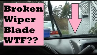 One Windshield Wiper Stopped Working How to Fix Broken Wiper That Wont Move Most Common Solution [upl. by Nomyt]