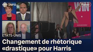 Panel américain  une fin de campagne difficile pour Kamala Harris [upl. by Sumetra]