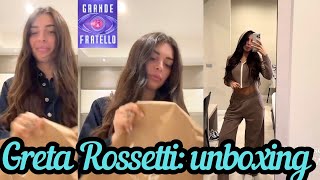 GRETA ROSSETTI unboxing di capi di abbigliamento easy chic ❤️ [upl. by Endres513]