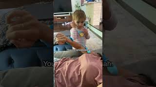 How to lie down with a 2 year old be a patient MomHack [upl. by Draillih]