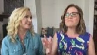 Angela Kinsey and Jenna Fischer are proud that their The Office rewatch podcast and new book quotOffi [upl. by Ahtael410]