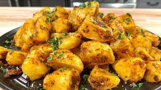 SUPER CRISPY Baked Potatoes  Roasted Potatoes In The Oven Recipe [upl. by Hasty]