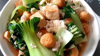 Bok Choy Tofu with Oyster Sauce [upl. by Wilhide931]