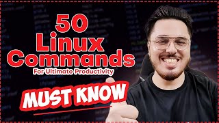 50 Linux Commands Every Developer Must Know 🔥 [upl. by Carmen]