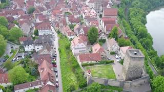 Luftaufnahmen Bad Wimpfen  Blauer Turm  Luftvideo [upl. by Jovitta]