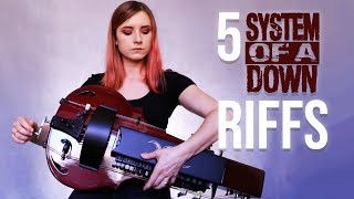 5 System of a Down riffs on hurdy gurdy [upl. by Seidler320]