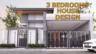 Bungalow House Design 3 Bedrooms25 MILLION BUDGET [upl. by Eerat693]