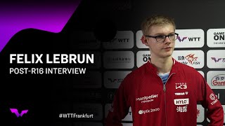 Felix Lebrun PostRound of 16 Interview  WTTFrankfurt 2024 [upl. by O'Donovan]