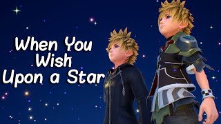 Roxas amp Ventus  When You Wish Upon a Star Kingdom Hearts Data Greeting [upl. by Ilyak208]