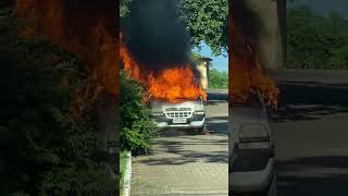 Veículo da Prefeitura de Teutônia incendeia no Bairro Canabarro [upl. by Amej]