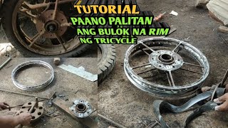 Tutorialpaano palitan ang rim sa sidewheel ng tricyclesidecar [upl. by Nnair240]