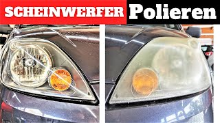 Scheinwerfer Polieren  Der Test  Wir zeigen´s euch [upl. by Tish]