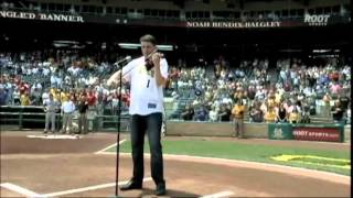 Pittsburgh Violinist Plays Star Spangled Banner and God Bless America at Pirate Game [upl. by Halsey]