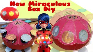 New Miraculous Box Diy  For all Miraculous and Kwamis  Ladybug box  Marinette DupainCheng [upl. by Kramer]