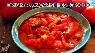 Original ungarisches Lecsó  Letscho ein Familienrezept Aromatisch und superlecker [upl. by Ainolopa]