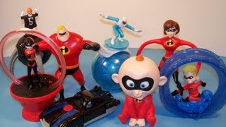 McDONALDS THE INCREDIBLES FULL SET COLLECTION 18 VIDEO REVIEW [upl. by Sharman]