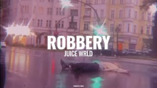 juice wrld  robbery  slowed  lyrics   status video [upl. by Ryon575]