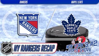 Igor Shesterkin makes 34 saves as Rangers win first big test against Maple Leafs [upl. by Homere]