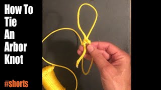 How To Tie A Super Easy Fixed Loop Knot The Arbor Knot [upl. by Ainex108]