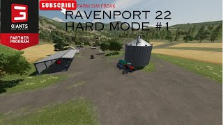 FARMING SIMULATOR 22 RAVENPORT hard mode 1 [upl. by Llen]