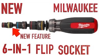 NEW Milwaukee 6in1 Impact Flip Socket 48222921 vs Klein 7in1 Flip Socket [upl. by Atiker]