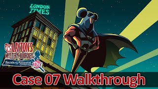 Laytons Mystery Journey Switch Walkthrough Case 07 Ratman Returns HQ No Commentary [upl. by Weidman116]