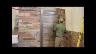 RLP heavy duty flat track barn door hardware installation instruction video [upl. by Sivad]