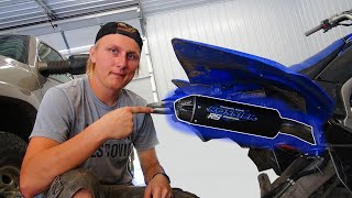 Rossier Engineering 52 Full System On Yfz 450r Insane Power Gains [upl. by Wolliw]