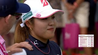 Ayaka Furue 2024 Evian Championship Final Round All Televised Shots and Interview lpga golf [upl. by Alicsirp221]