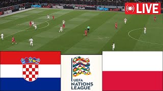 🔴 NA ŻYWO  Chorwacja vs Polska  Liga Narodów UEFA 2024  Mecz na żywo już dziś [upl. by Ibok]