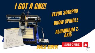 Building and upgrading a Vevor 3018 Pro CNC [upl. by Marella]