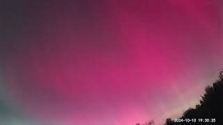 Northern lights October 10th 2024 NY [upl. by Akenat990]