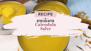 Calendula Salve Recipe  A Healing Salve for Eczema and Delicate Skin [upl. by Zasuwa]