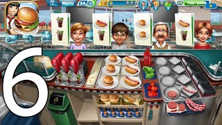 Cooking Fever  Gameplay Walkthrough Part 6  Fast Food Court Level 14amp15 Completed iOS Android [upl. by Ilac]