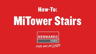 How To Assemble MiTower Scaffold on Stairs  AU [upl. by Bratton849]