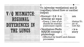 PPT 14 V Q Mismatch Shunt and Deadspace [upl. by Zerep]