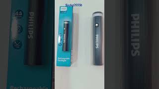 Philips ABS 21cms Rechargeable Flashlight 400350Lumens150m Range SFL118856philips shorts [upl. by Gerti]