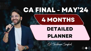 CA Final May24 Detailed Planner and Guidance  Exam Dates  Paper 6  Both or Single Group [upl. by Obadiah523]