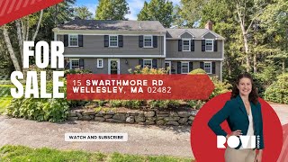 📍 ROVI Homes🚀  Real Estate  15 Swarthmore Rd Wellesley MA 02482  Molly Potts [upl. by Bernj]