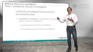 Introducción Ética en la investigación   UPV [upl. by Mohandas]